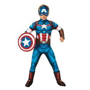 Rubies Marvel Avengers Deluxe Captain America Size Small